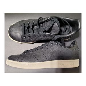 New Adidas Black Leather Sneakers